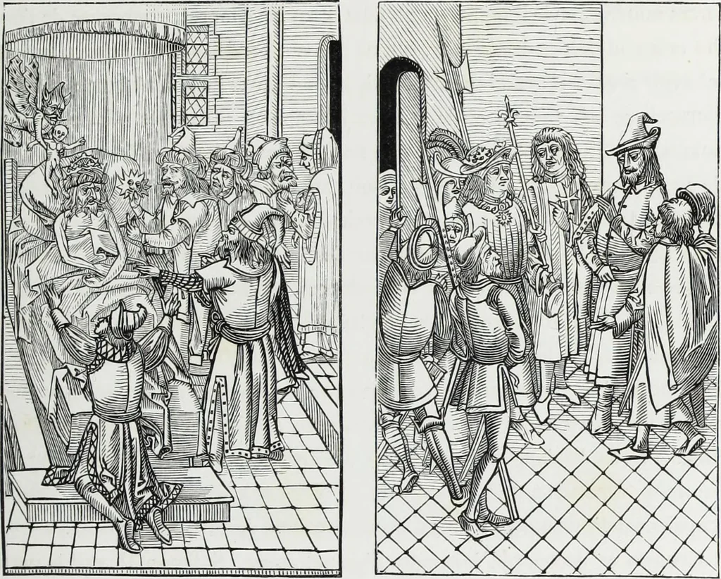 An illustration from Vie militaire et religieuse au moyen âge et à l'époque de la renaissance, 1873, leaf 224