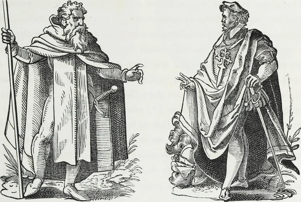 An illustration from Vie militaire et religieuse au moyen âge et à l'époque de la renaissance, 1873, leaf 232