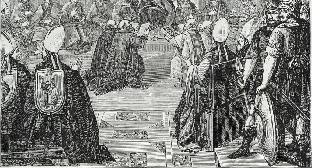 An illustration from Vie militaire et religieuse au moyen âge et à l'époque de la renaissance, 1873, leaf 238