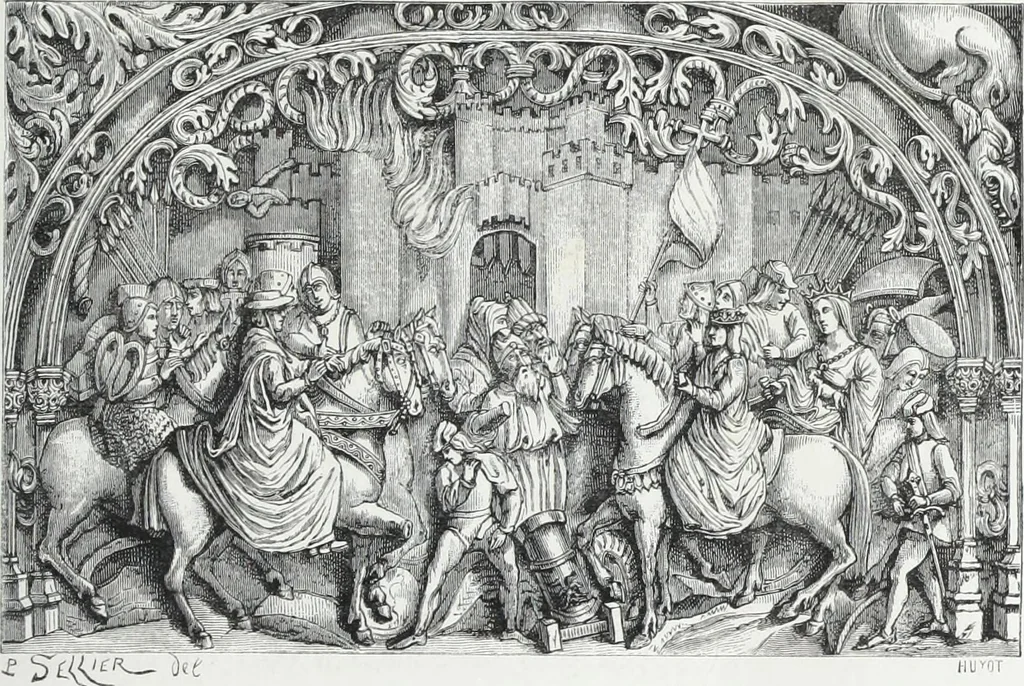 An illustration from Vie militaire et religieuse au moyen âge et à l'époque de la renaissance, 1873, leaf 240