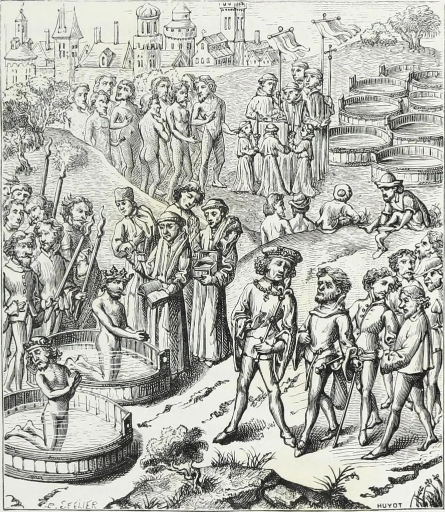 An illustration from Vie militaire et religieuse au moyen âge et à l'époque de la renaissance, 1873, leaf 264