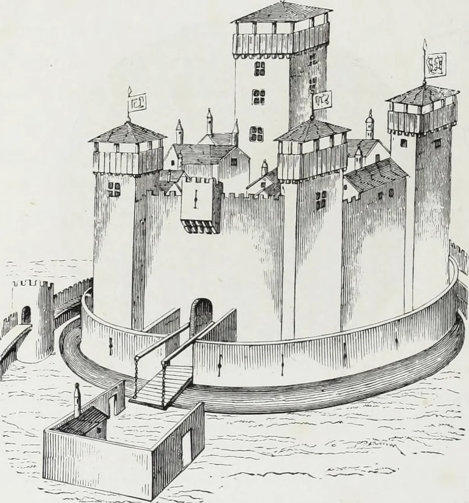 An illustration from Vie militaire et religieuse au moyen âge et à l'époque de la renaissance, 1873, leaf 27