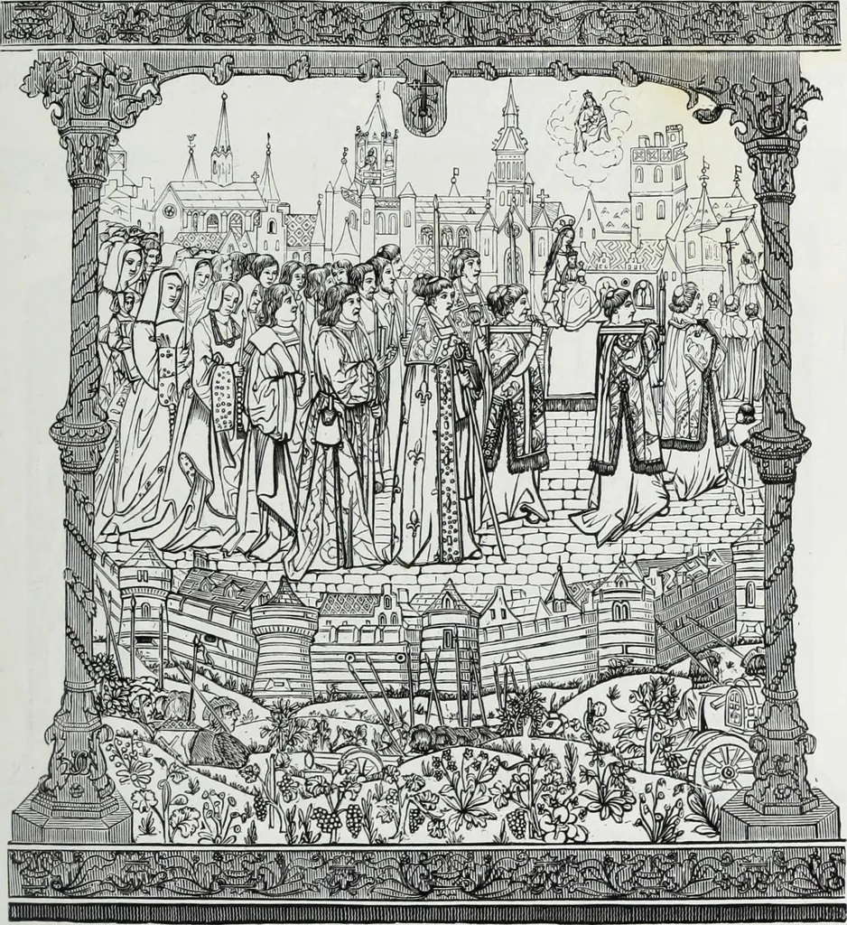 An illustration from Vie militaire et religieuse au moyen âge et à l'époque de la renaissance, 1873, leaf 294