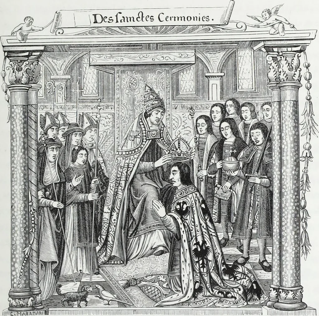 An illustration from Vie militaire et religieuse au moyen âge et à l'époque de la renaissance, 1873, leaf 314