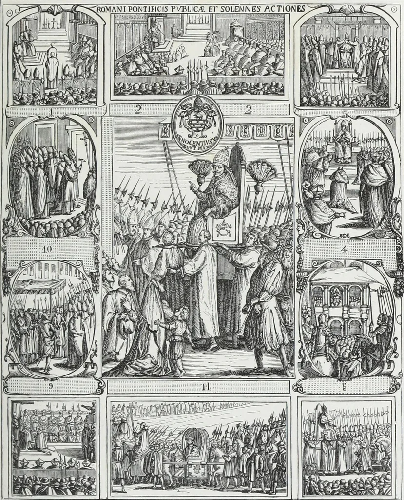 An illustration from Vie militaire et religieuse au moyen âge et à l'époque de la renaissance, 1873, leaf 324