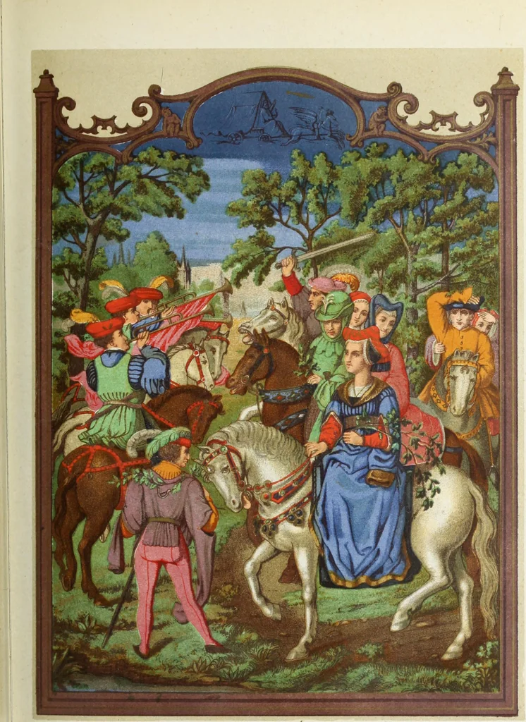 An illustration from Vie militaire et religieuse au moyen âge et à l'époque de la renaissance, 1873, leaf 34