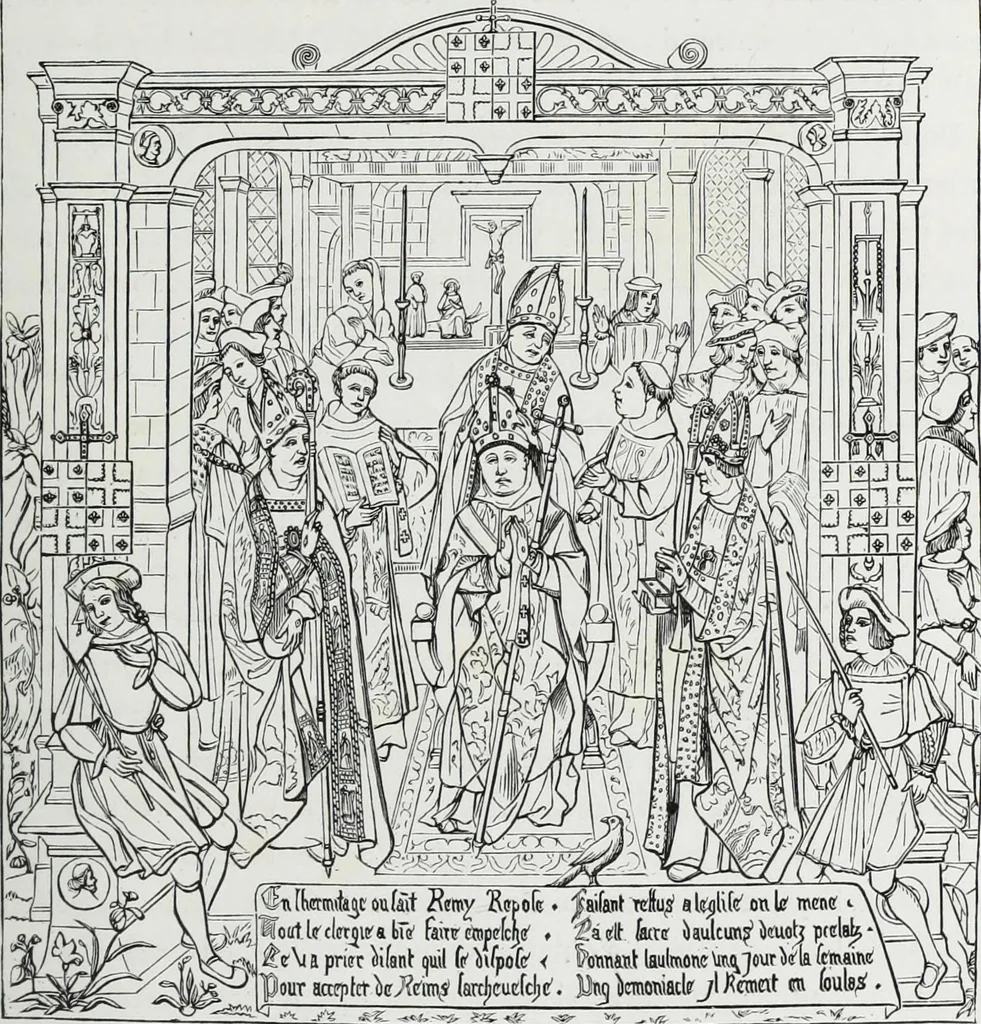 An illustration from Vie militaire et religieuse au moyen âge et à l'époque de la renaissance, 1873, leaf 346