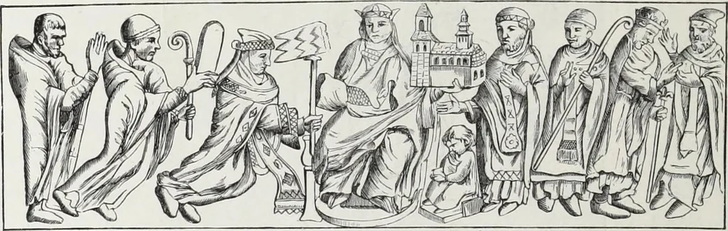 An illustration from Vie militaire et religieuse au moyen âge et à l'époque de la renaissance, 1873, leaf 353