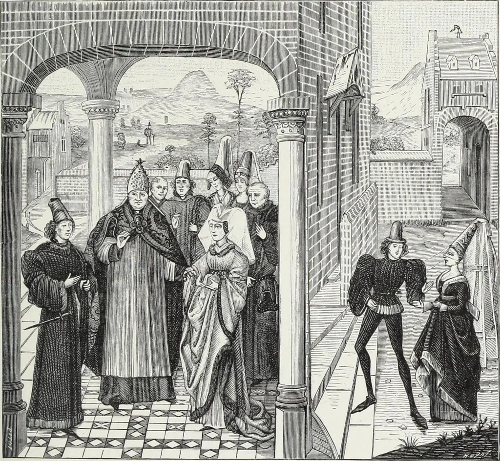 An illustration from Vie militaire et religieuse au moyen âge et à l'époque de la renaissance, 1873, leaf 358