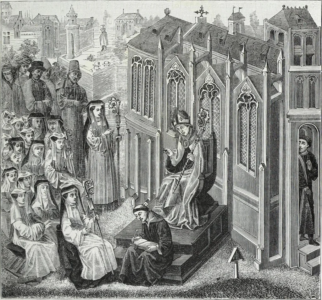 An illustration from Vie militaire et religieuse au moyen âge et à l'époque de la renaissance, 1873, leaf 388