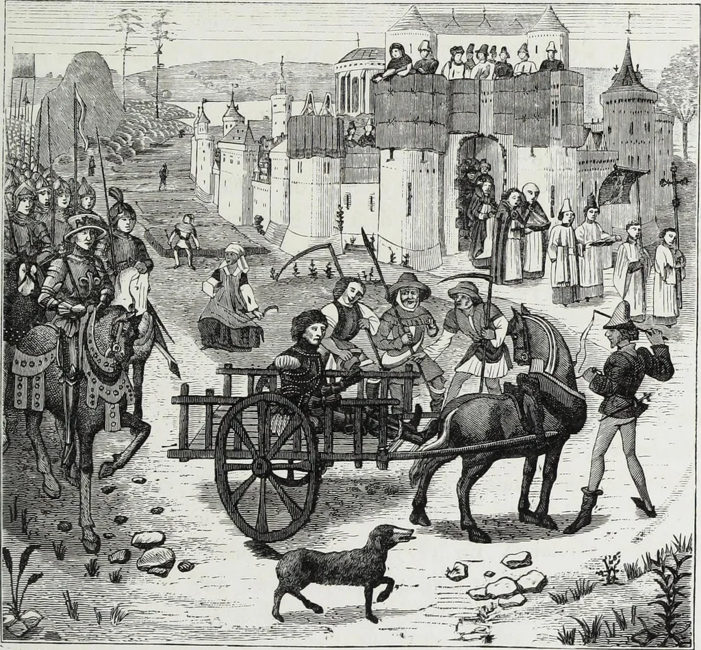 An illustration from Vie militaire et religieuse au moyen âge et à l'époque de la renaissance, 1873, leaf 40
