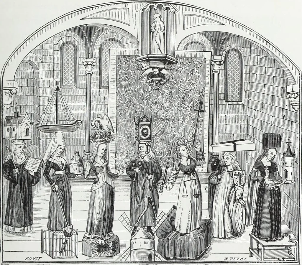 An illustration from Vie militaire et religieuse au moyen âge et à l'époque de la renaissance, 1873, leaf 438