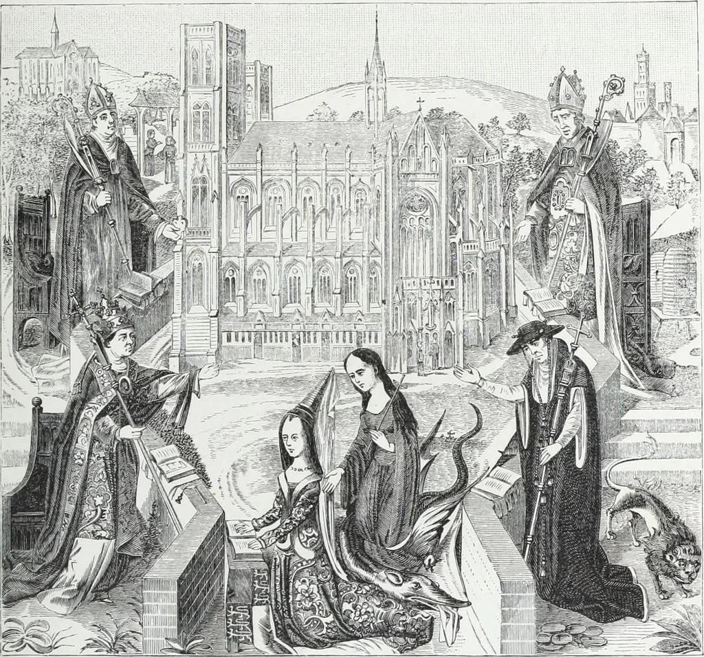 An illustration from Vie militaire et religieuse au moyen âge et à l'époque de la renaissance, 1873, leaf 442