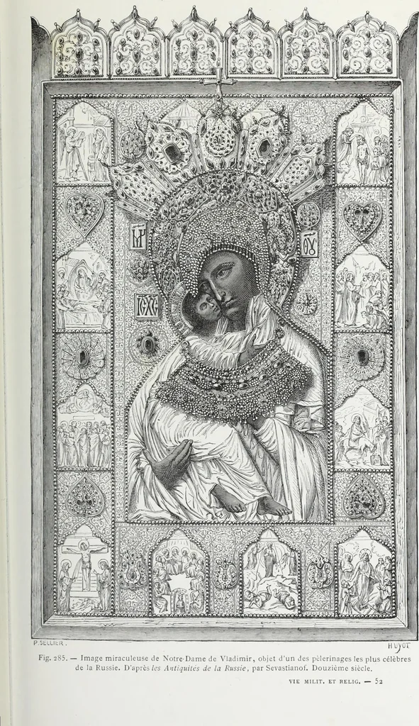 An illustration from Vie militaire et religieuse au moyen âge et à l'époque de la renaissance, 1873, leaf 454