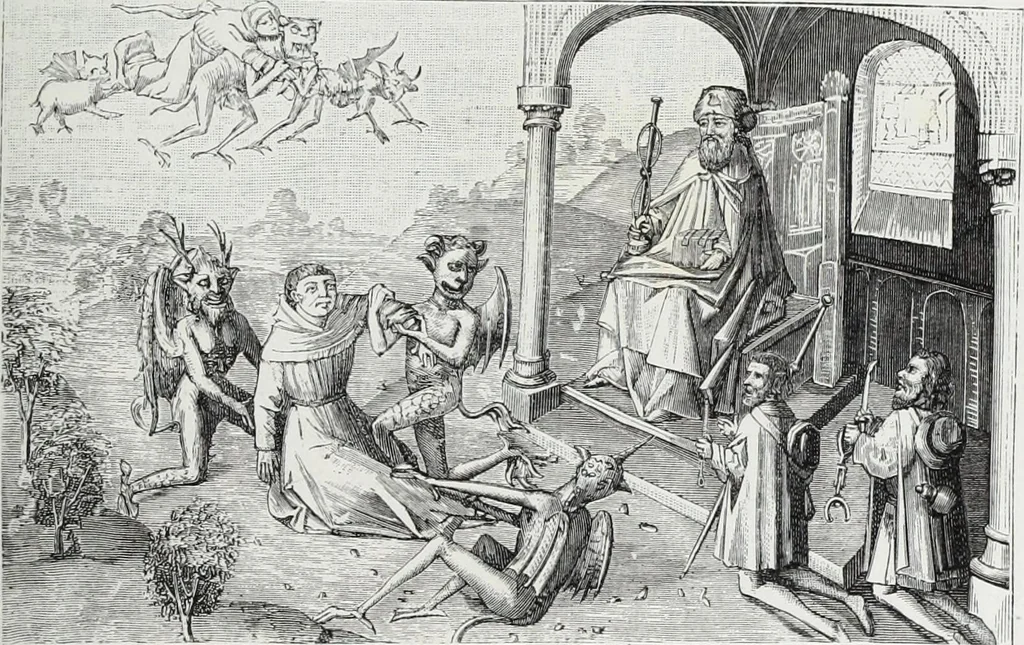An illustration from Vie militaire et religieuse au moyen âge et à l'époque de la renaissance, 1873, leaf 468