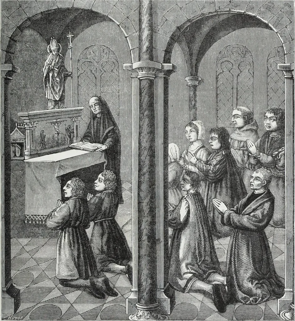 An illustration from Vie militaire et religieuse au moyen âge et à l'époque de la renaissance, 1873, leaf 470
