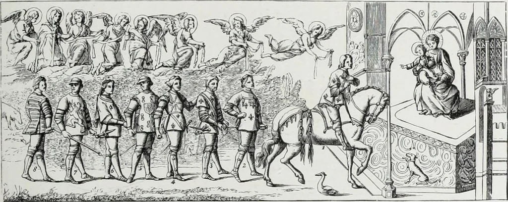 An illustration from Vie militaire et religieuse au moyen âge et à l'époque de la renaissance, 1873, leaf 474