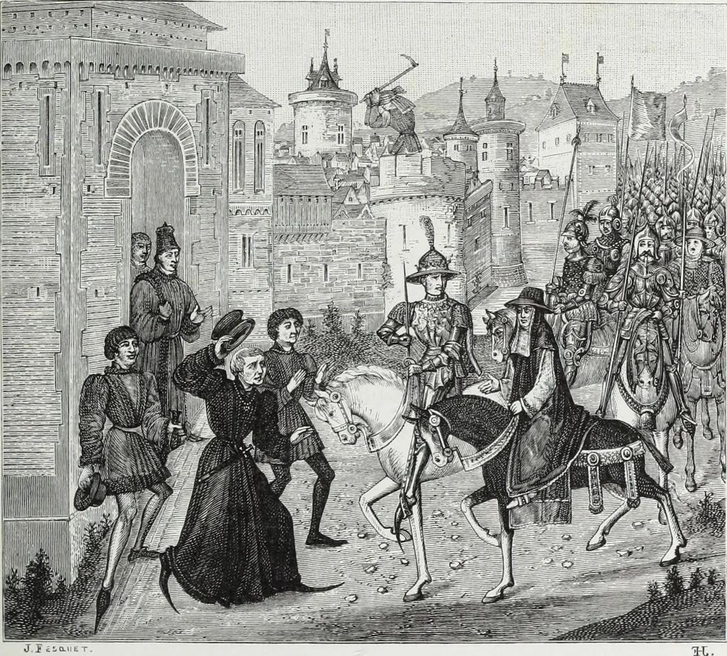 An illustration from Vie militaire et religieuse au moyen âge et à l'époque de la renaissance, 1873, leaf 496