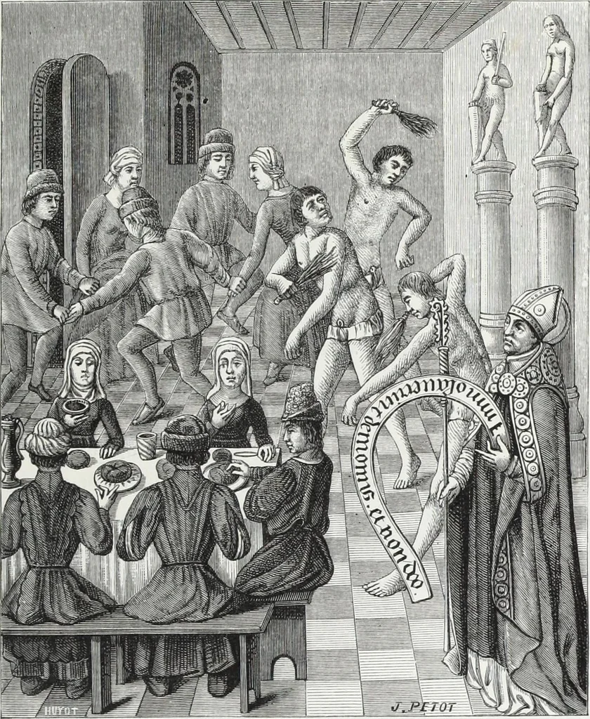 An illustration from Vie militaire et religieuse au moyen âge et à l'époque de la renaissance, 1873, leaf 498