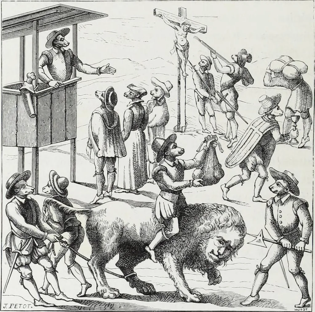 An illustration from Vie militaire et religieuse au moyen âge et à l'époque de la renaissance, 1873, leaf 513