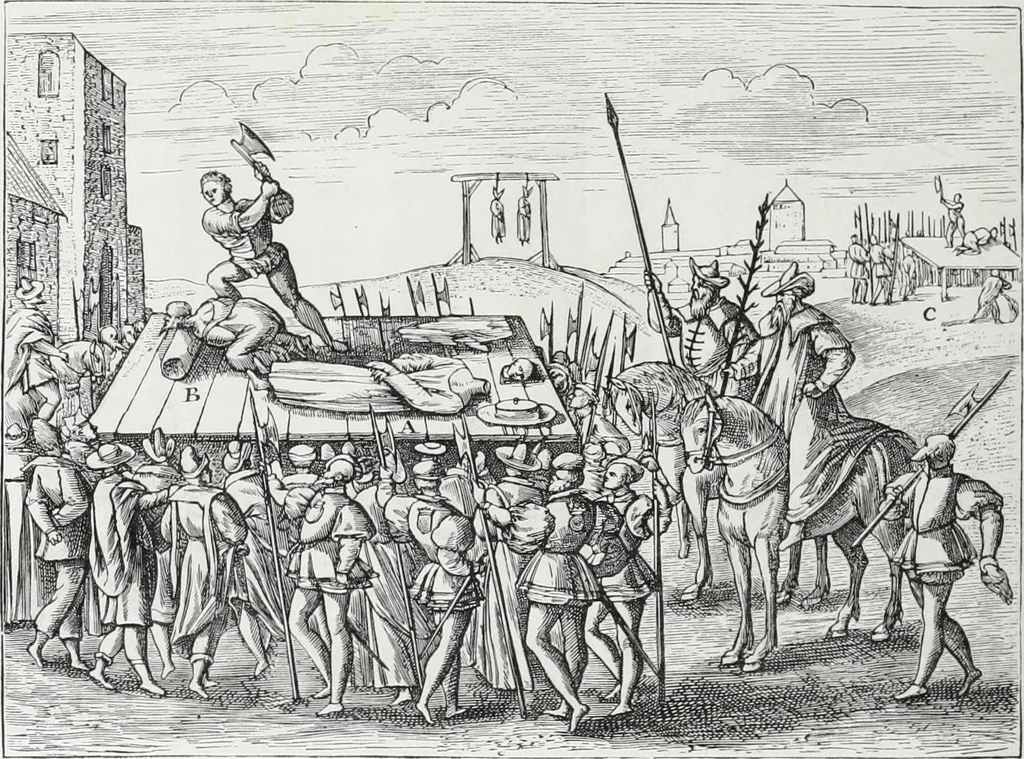 An illustration from Vie militaire et religieuse au moyen âge et à l'époque de la renaissance, 1873, leaf 545