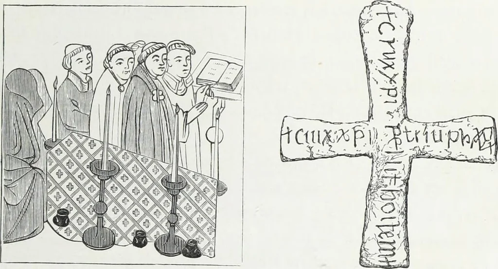 An illustration from Vie militaire et religieuse au moyen âge et à l'époque de la renaissance, 1873, leaf 554