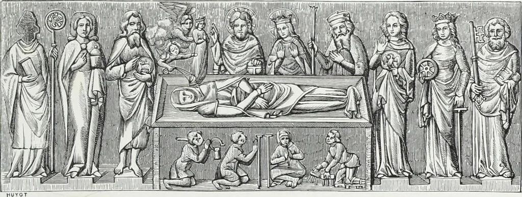 An illustration from Vie militaire et religieuse au moyen âge et à l'époque de la renaissance, 1873, leaf 566