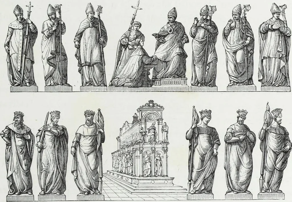 An illustration from Vie militaire et religieuse au moyen âge et à l'époque de la renaissance, 1873, leaf 574