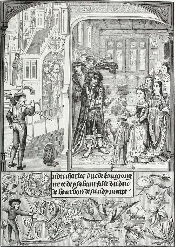 An illustration from Vie militaire et religieuse au moyen âge et à l'époque de la renaissance, 1873, leaf 58
