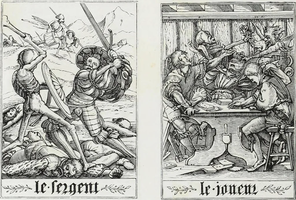 An illustration from Vie militaire et religieuse au moyen âge et à l'époque de la renaissance, 1873, leaf 589