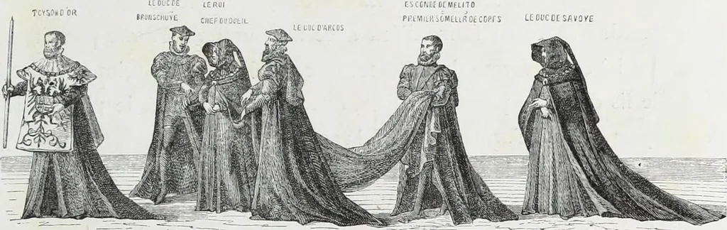 An illustration from Vie militaire et religieuse au moyen âge et à l'époque de la renaissance, 1873, leaf 600