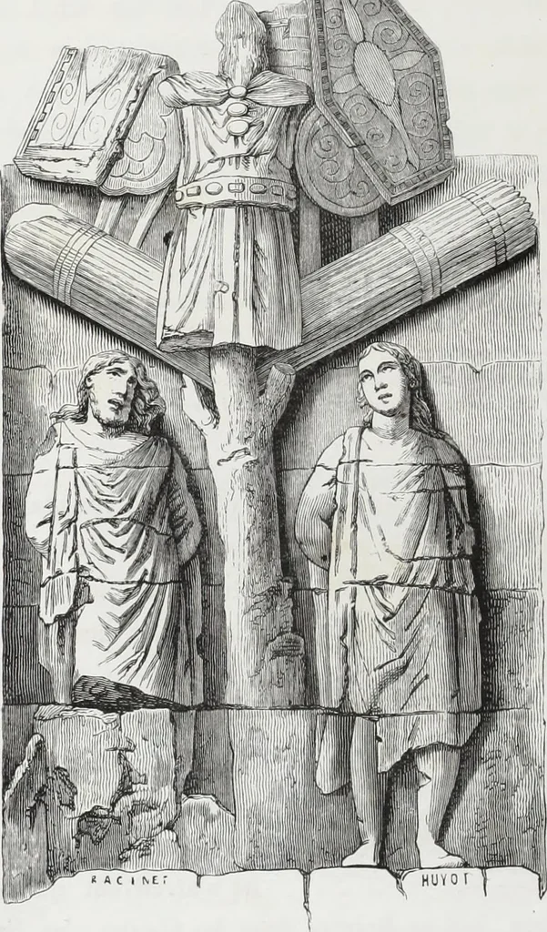 An illustration from Vie militaire et religieuse au moyen âge et à l'époque de la renaissance, 1873, leaf 61