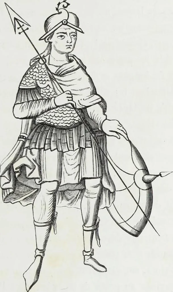 An illustration from Vie militaire et religieuse au moyen âge et à l'époque de la renaissance, 1873, leaf 64