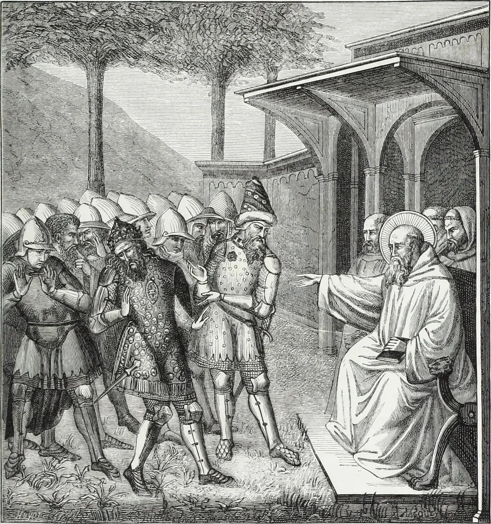 An illustration from Vie militaire et religieuse au moyen âge et à l'époque de la renaissance, 1873, leaf 66