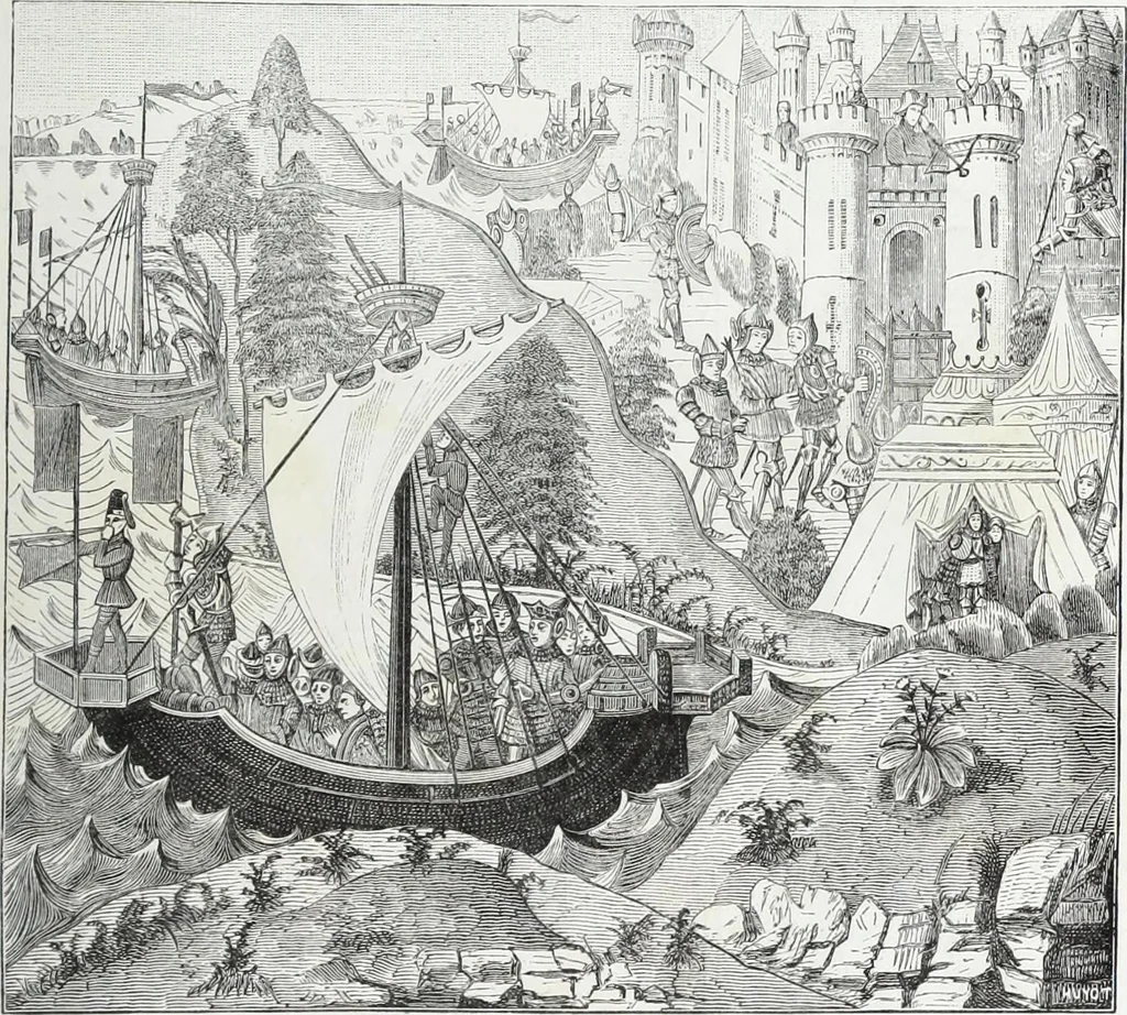 An illustration from Vie militaire et religieuse au moyen âge et à l'époque de la renaissance, 1873, leaf 72