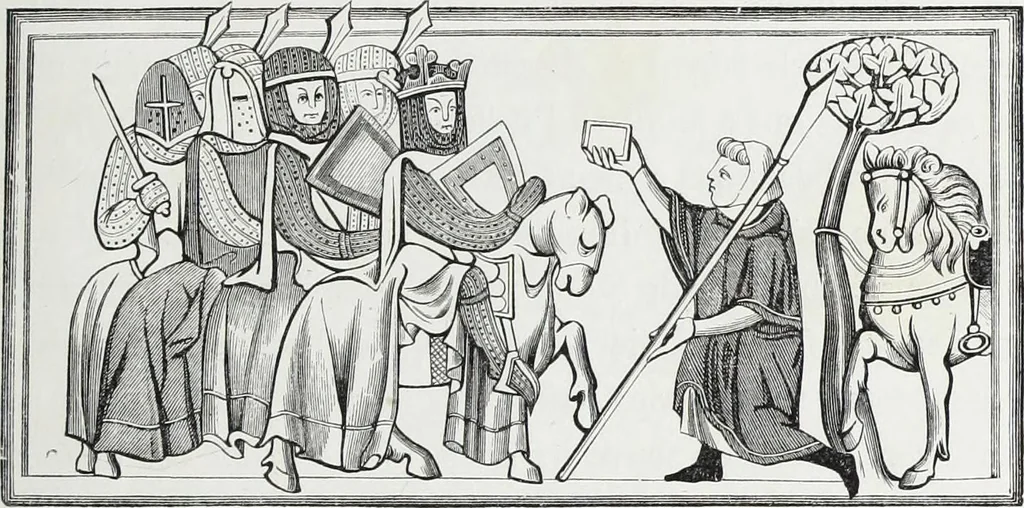 An illustration from Vie militaire et religieuse au moyen âge et à l'époque de la renaissance, 1873, leaf 74
