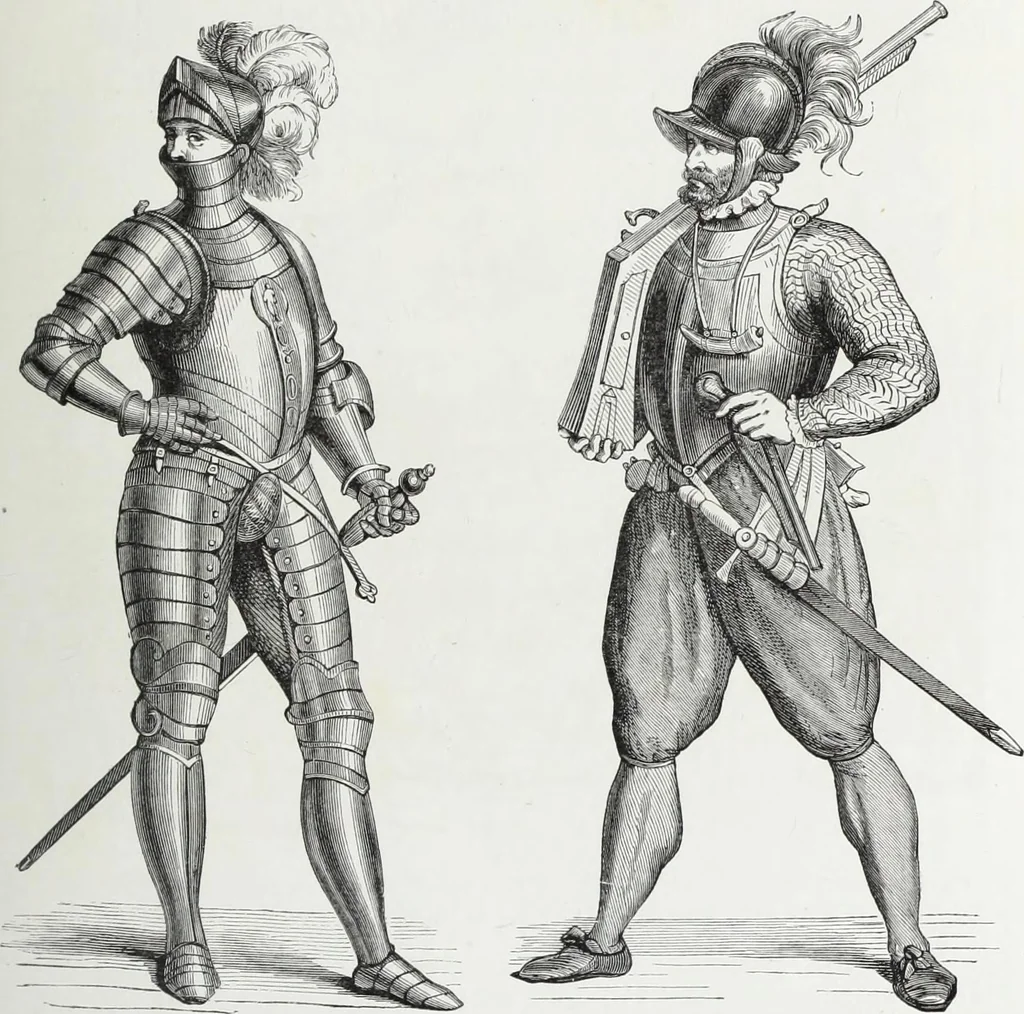 An illustration from Vie militaire et religieuse au moyen âge et à l'époque de la renaissance, 1873, leaf 88
