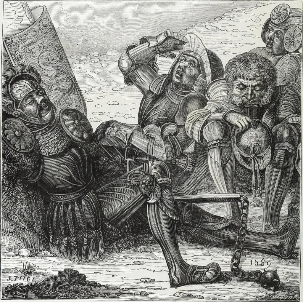 An illustration from Vie militaire et religieuse au moyen âge et à l'époque de la renaissance, 1873, leaf 91
