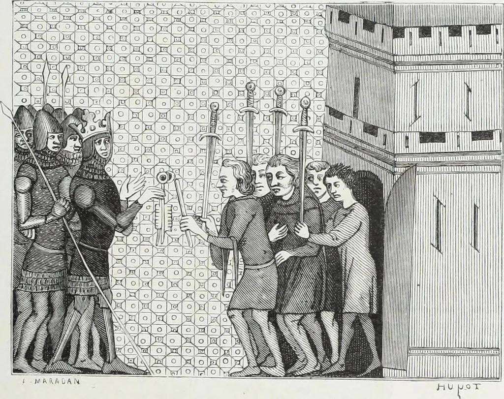 An illustration from Vie militaire et religieuse au moyen âge et à l'époque de la renaissance, 1873, leaf 96