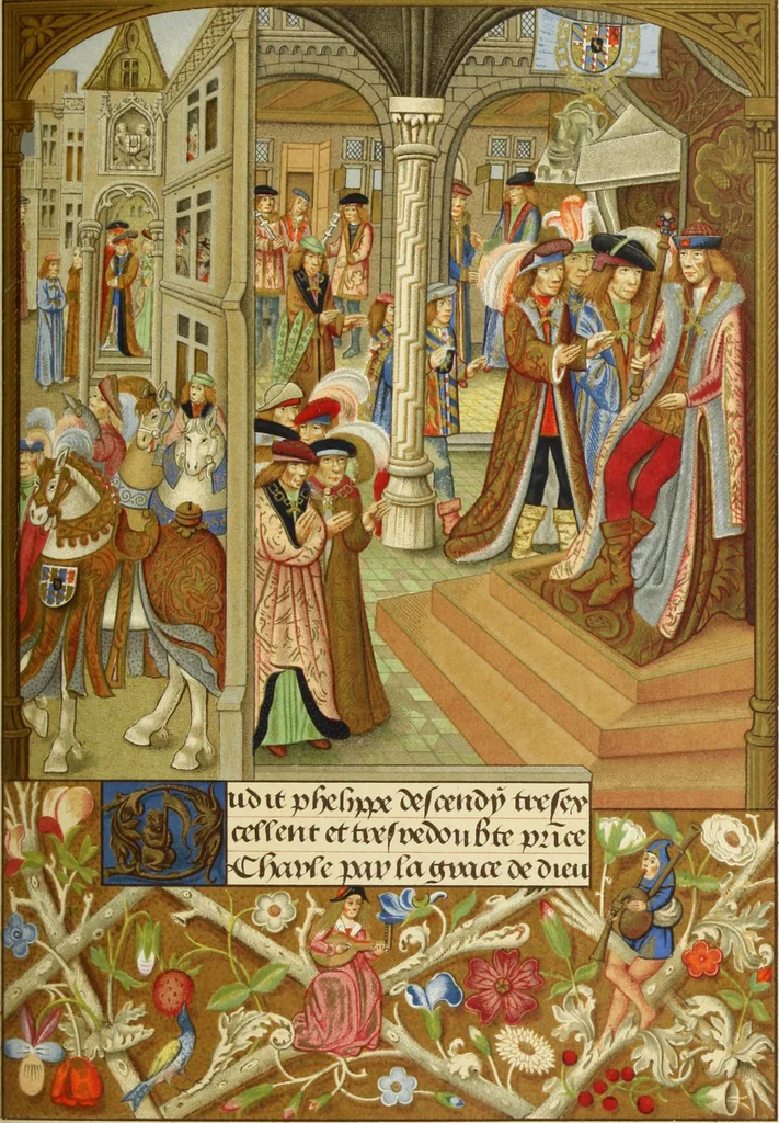 An illustration from Vie militaire et religieuse au moyen âge et à l'époque de la renaissance, 1873, leaf 98