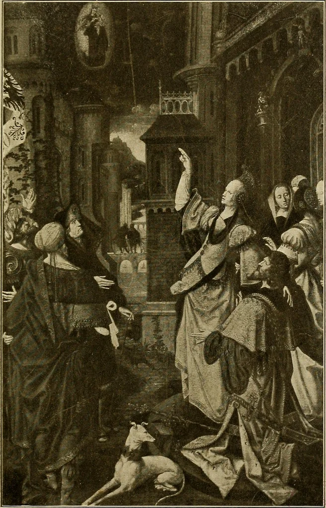 An illustration from The Vienna galleries : giving a brief history of the public and private galleries of Vienna ; with a critical description of the paintings therein contained, 1912, leaf 248