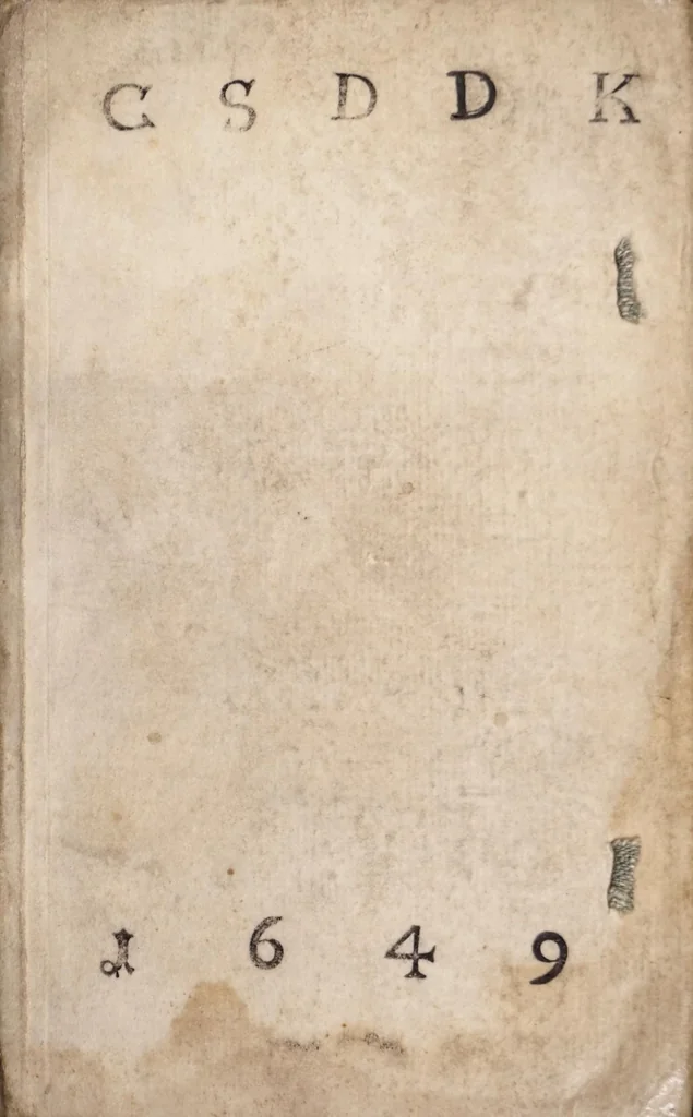 An illustration from Vier ausserlesene teutsche chemische Büchlein, 1649, leaf 1