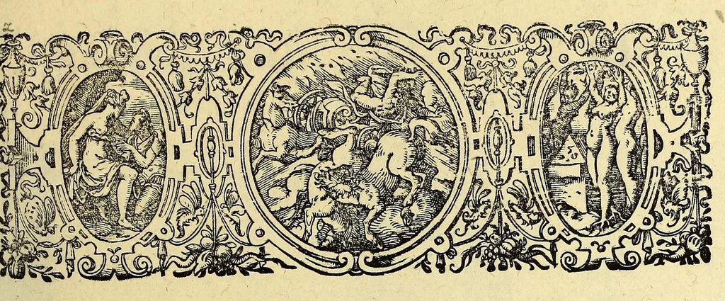 An illustration from Vierder Theil der Orientalischen Indien, in welchem erstlich gehandelt wirdt, von allerley Thieren, Früchten, Obs, vn[d] Bäumen, item von allerhand Würtz, Specereyen vnd Materialen, auch von Perlen vnd allerley Edelgesteinen, so in gemeldten Indien gefunden werden, wo vnd wie sie wachsen, auch wie sie daselbt geschätzet, gekaufft, vnd genannt werden, beschrieben durch Johann Hugen von Lintschotten, vnd andere. : Auch mit schönen Annotationibus gezieret vnd erkläret durch Bernardum Paludanum Medicinae D. in Enckheusen. Zum andern, die letzte Reise der Holländer in die Ost-Indien, welche aussgefahren im Frühling dess 1598. Jahrs. vnd mit 4. Schiffen wiederumb glücklich anheim gelanget, im Monat Julio dess 1599. Jahrs,, 1600, leaf 135