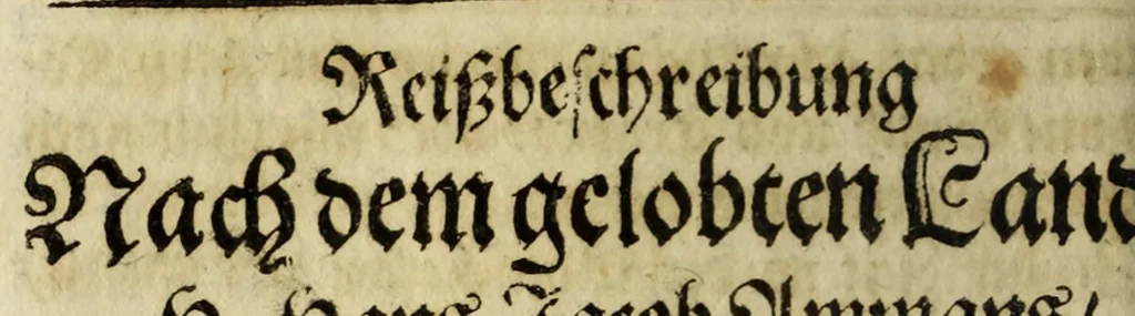 An illustration from Vier loblicher Statt Zürich verbürgerter, Reissbeschreibüngen: : geschehen in 1. Das Gelobte-Land. 2. Die Insul Jamaica. 3. Die Caribes Inslen, und Neüw Engel Land, in America. 4. Die Landtschaft Fetü in Africa, 1677, leaf 78