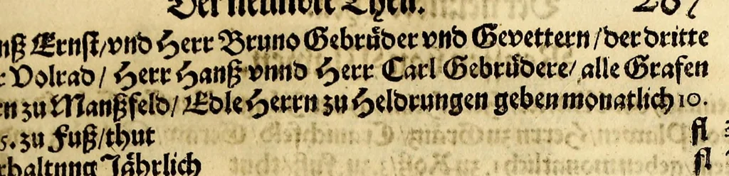 An illustration from Vier vnterschiedliche Relationes Historicae : I. Welche massen die zu gegenwertiger Zeit Regirende Kaiser: auch zu Hungarn vnd Boheim konigliche Majestät fürsich vnd deroselben nechste Bluts verwante zwey vnd dreyssig römische Kaiser titulo Parentum zu Voreltern erlangt habe. II. Durch was mittel das hochlobliche Hauss der Ertzhertzogen zu Österreich zu so viel Land vnd Leuten gelangt. III. Was seithero Caroli Magni Zeiten zu und von dem Reich kommen vnd biss auf dato dabey verbleiber. IV. Welcher gestalt die zugegenwertiger Zeit lebende europaeische Ehristliche König, Chur vnd Fürsten dess Reichs vorgedachten Hochl. Hauss der Ertzhertzogen zu Österreich verwandt sein: vnd welcher massen ihrer samtlichen Genealogia Materno Genere auf Rudolphum I. Kom Kaiser. vnd andere österreichische Herrn gebracht werden könne., 1636, leaf 375
