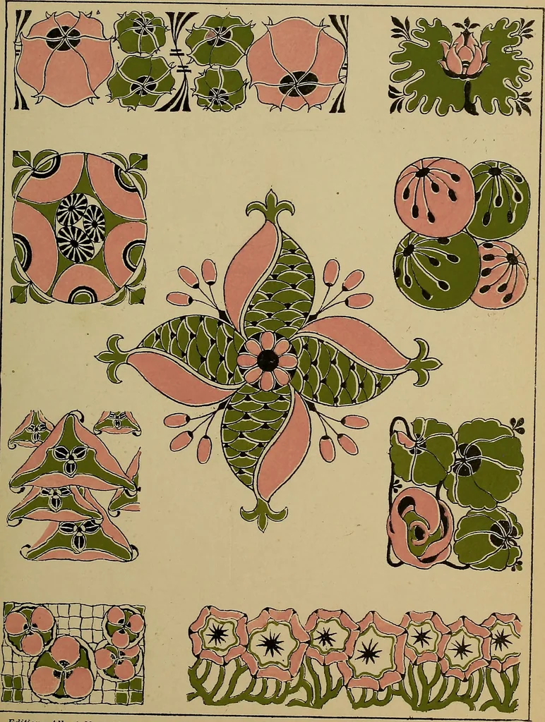 An illustration from Viñetas decorativas según el gusto del día. 30 láminas iluminadas a mano por Enrique Gillet. Prefacio de G. Umbdenstock, 1922, leaf 22