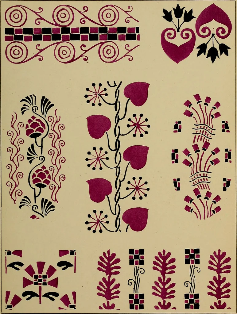 An illustration from Viñetas decorativas según el gusto del día. 30 láminas iluminadas a mano por Enrique Gillet. Prefacio de G. Umbdenstock, 1922, leaf 24