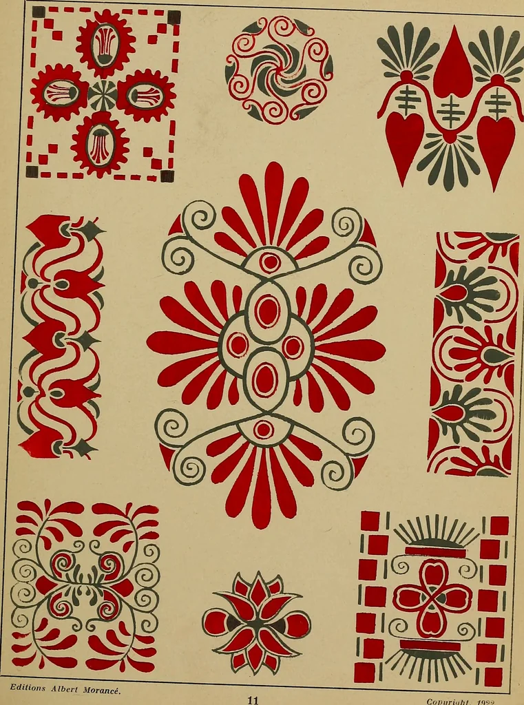 An illustration from Viñetas decorativas según el gusto del día. 30 láminas iluminadas a mano por Enrique Gillet. Prefacio de G. Umbdenstock, 1922, leaf 30