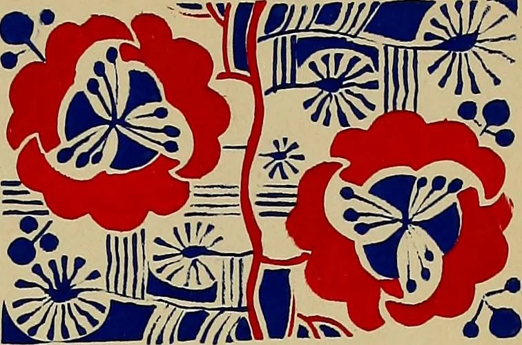 An illustration from Viñetas decorativas según el gusto del día. 30 láminas iluminadas a mano por Enrique Gillet. Prefacio de G. Umbdenstock, 1922, leaf 32