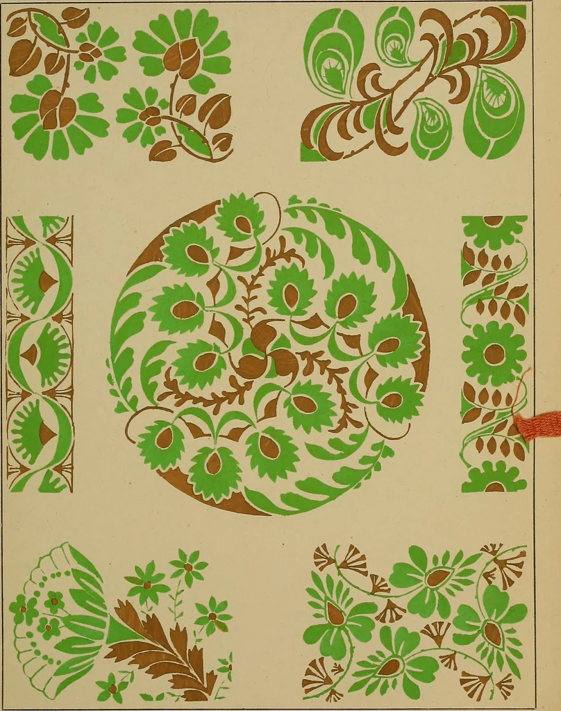 An illustration from Viñetas decorativas según el gusto del día. 30 láminas iluminadas a mano por Enrique Gillet. Prefacio de G. Umbdenstock, 1922, leaf 68